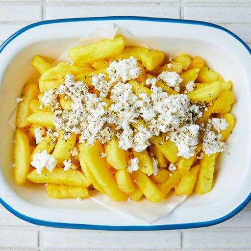 Chips with Feta Chips with Feta