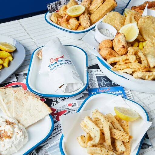 Souvlaki and Assorted Food Souvlaki and Assorted Food